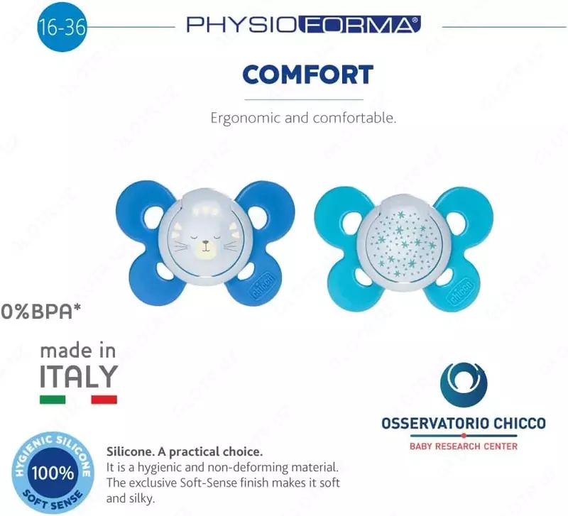 PHYSIO COMFORT BLUE so'rg'ich 16-36 mail 1pc, Art. CH74915-41