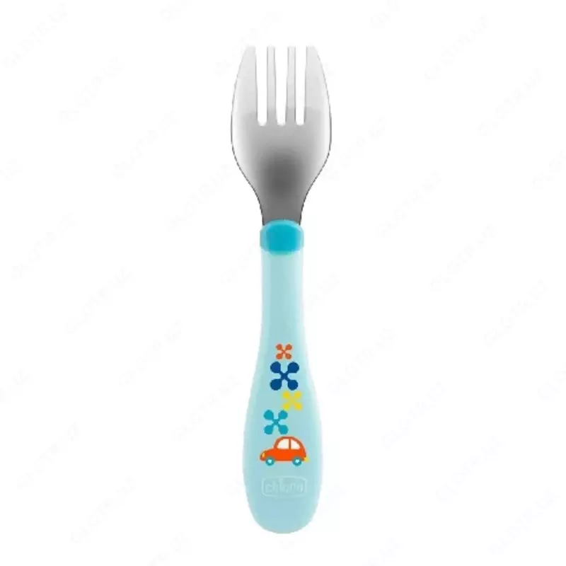 Детские столовые приборы METAL CUTLERY 18m+ BLUE, арт.CH161022