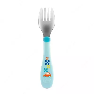 Детские столовые приборы METAL CUTLERY 18m+ BLUE, арт.CH161022