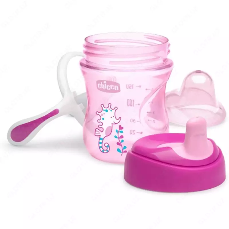Набор для кормления ребенка CHICCO WEANING SET 6m+ PINK, арт.CH16200-11