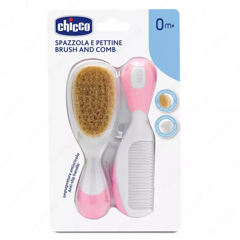 Brush & COMB bolalar sochlarini parvarish qilish to'plami, pushti, Art.CH06569-10