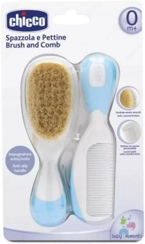 Детский набор по уходу за волосами BRUSH & COMB, LIGHT BLUE, арт.CH06569-20