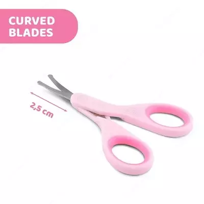 Детские маникюрные ножницы BABY NAIL SCISSOR PINK, арт. CH059121