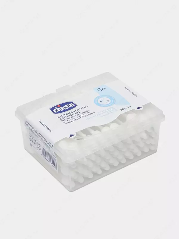 Ватные палочки Chicco COTTON BUDS, 60pcs, арт.CH10440