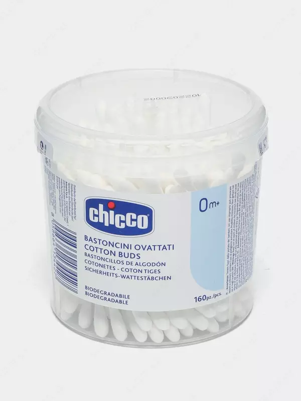 Ватные палочки Chicco COTTON BUDS, 160pcs, арт.CH10442
