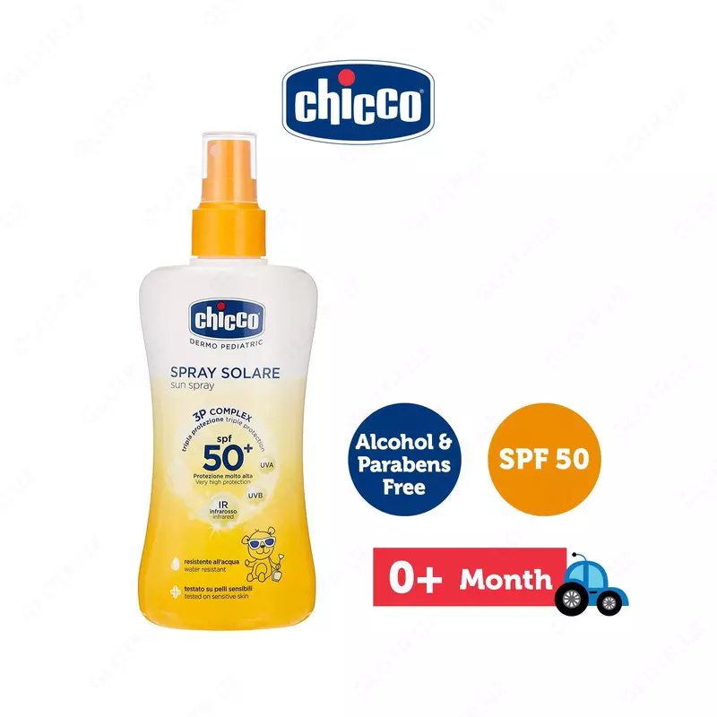 Солнцезащитный спрей Chicco BM SUN SPRAY SPF50+ 150мл, арт.CH11260