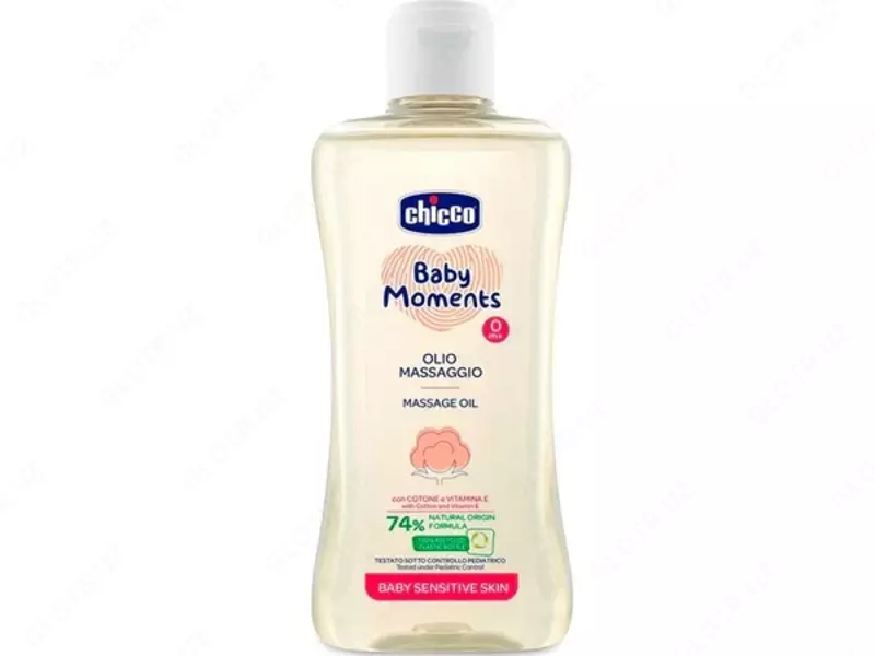 Массажное масло Chicco BM SENSITIVE 200ml, арт.CH10242