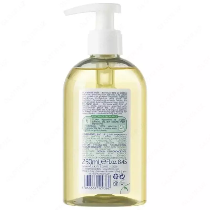 Жидкое мыло для рук Chicco BM 250ml, арт.CH10245