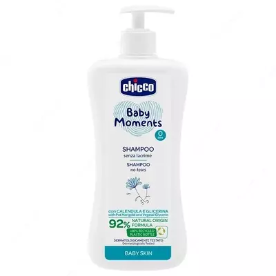 Chicco BM 500ml bolalar uchun ko'z yoshsiz shampun, Art. CH10585