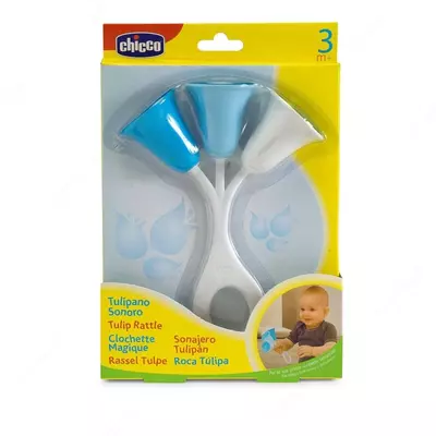 Погремушка Chicco TULIP RATTLE BLUE, арт.CH000232