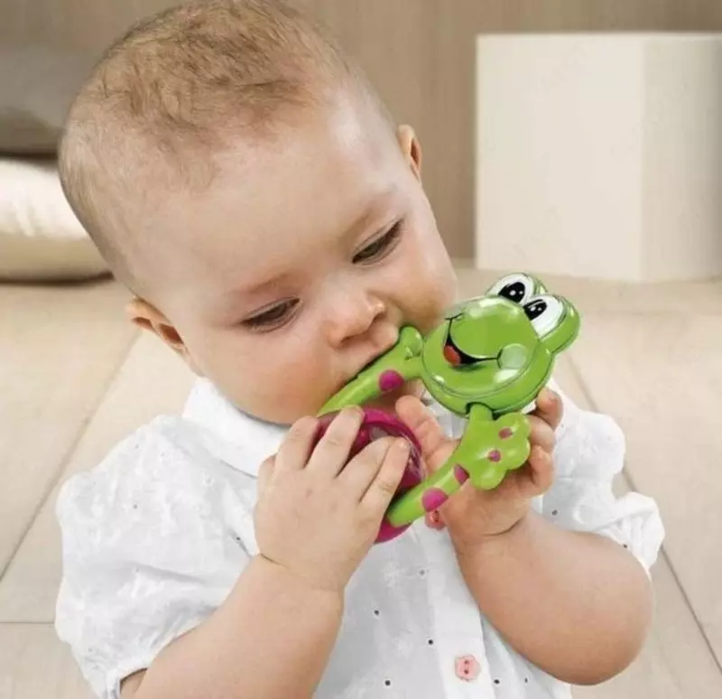 Погремушка-прорезыватель для зубов Frog Green, арт.CH71697