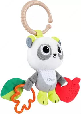 Погремушка-прорезыатель тканевая CHICCO FIRST ACTIVITIES PANDA, арт CH11566
