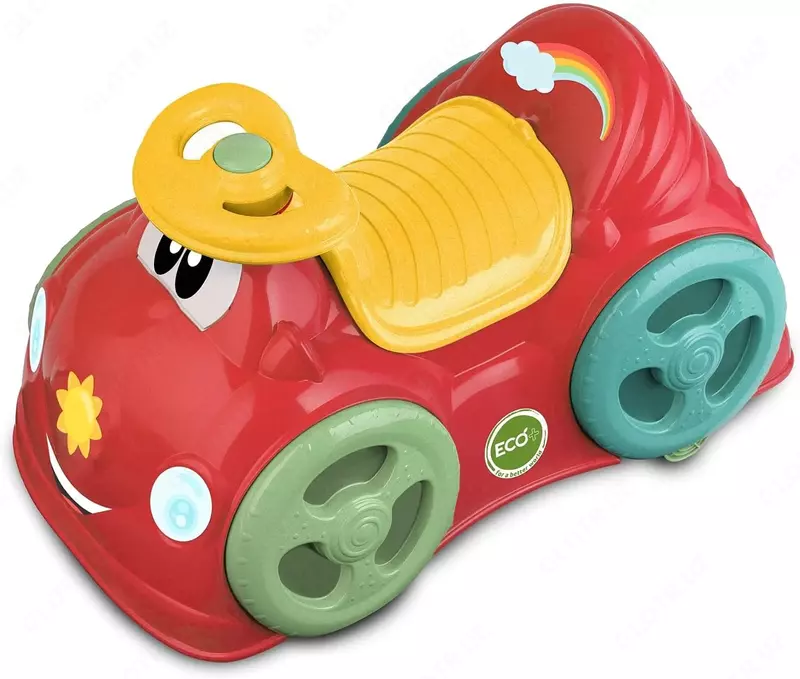 CHICCO All AROUND EKO + bolalar mashinasi, qizil, Art.CH11113-10