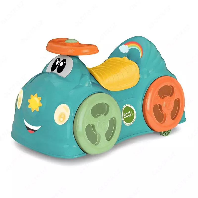 CHICCO All AROUND EKO + bolalar mashinasi, Turkuaz, Art.CH11113-20