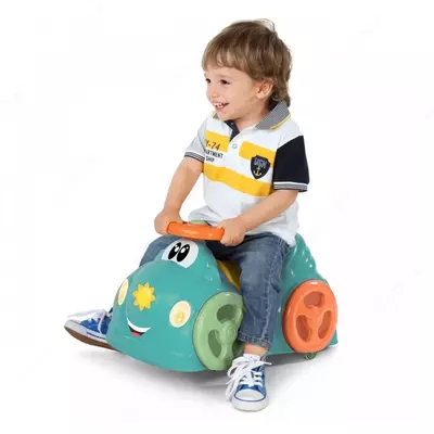 CHICCO All AROUND EKO + bolalar mashinasi, Turkuaz, Art.CH11113-20