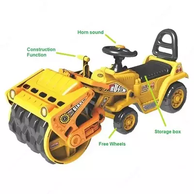 Детский трактор MINI PANDA ROADIE THE ROLLER, арт.YD1001