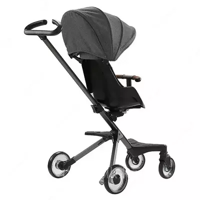 Детская прогулочная коляска QPLAY - E-800 Easy – Black