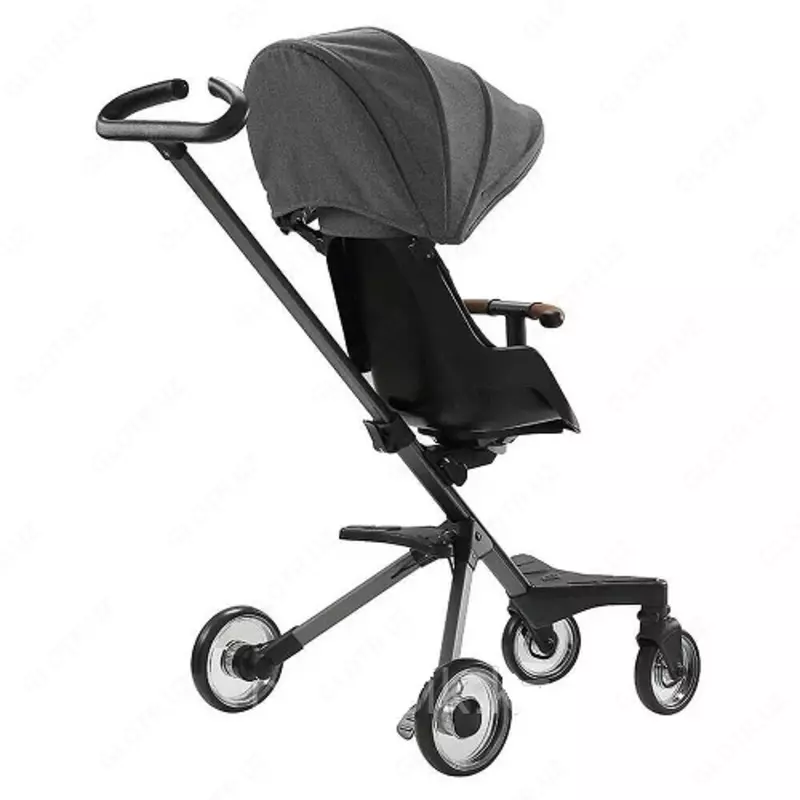 Детская прогулочная коляска QPLAY - E-800 Easy – Black