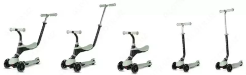 Детский самокат QPLAY - ST004 Sema – Black