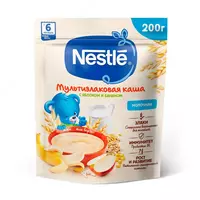Nestle sutli botqa  kop donli  olma  banan  6 + oy  200 g