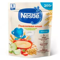 Sutli botqa Nestle bugdoy olma-qulupnay 200 g 8+ oy bilan