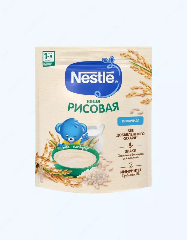 Nestle Каша молочная  рисовая  4+ мес.  200 г