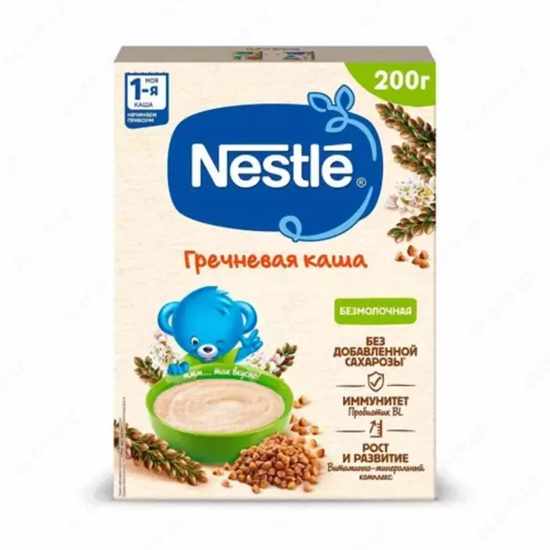 Nestle sutsiz grechka botqasi  gipoallergen  4 + oy  200 g