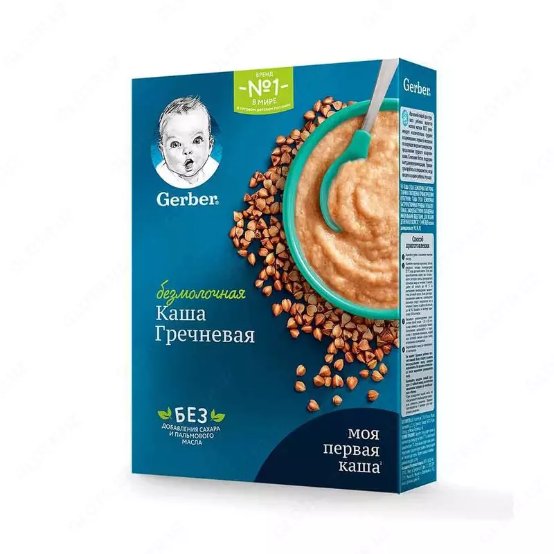  Каша Gerber безмолочная гречневая 4м+ 180 гр - 