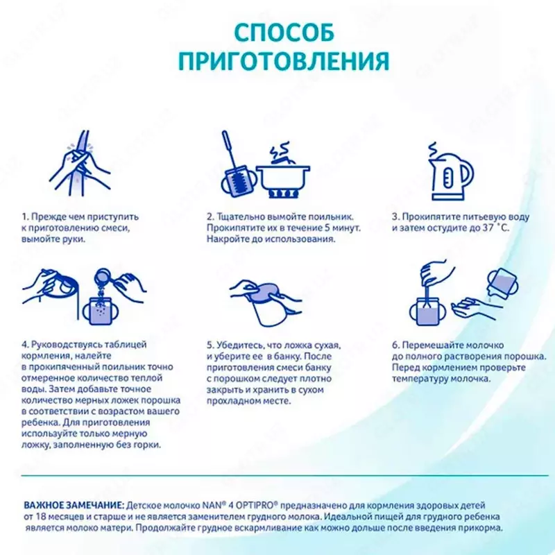 18+ oylik Nan 4 OPTIPRO 400g suti - по запросу