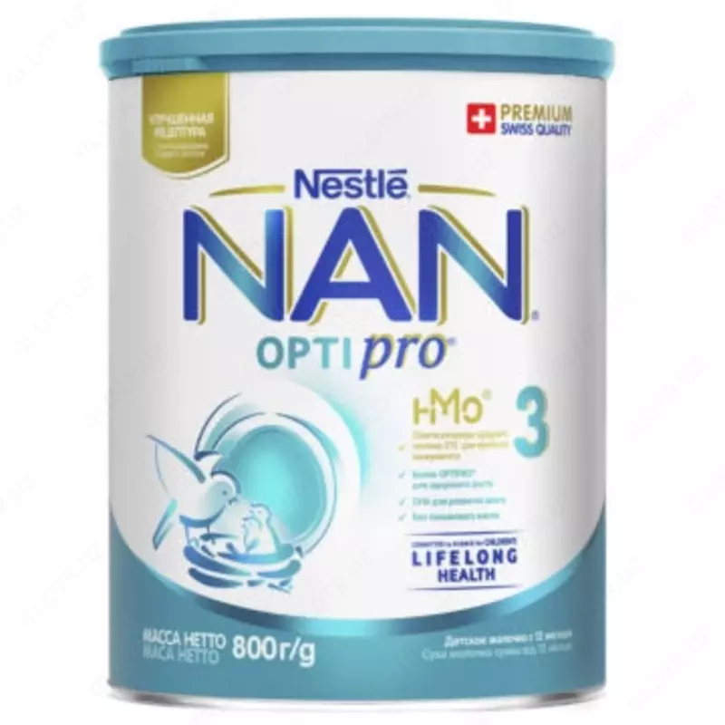 NAN 3 (Nestle) Детское молочко (сухая смесь) 800 гр.