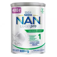 Смесь NAN 1 Кисломолочный 400 гр с 0+ мес
