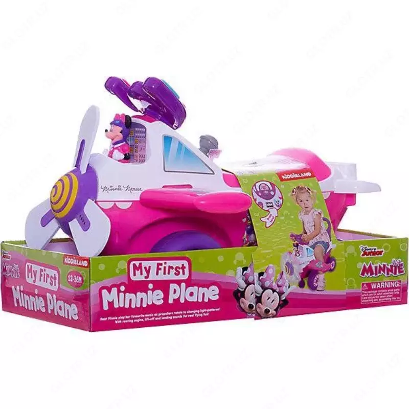 Каталка-пушкар Kiddieland Самолет Минни с пропеллером