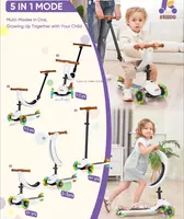 Детский складной самокат KRIDDO 5в1 Только в розницу