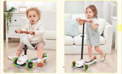 Детский складной самокат KRIDDO 5в1