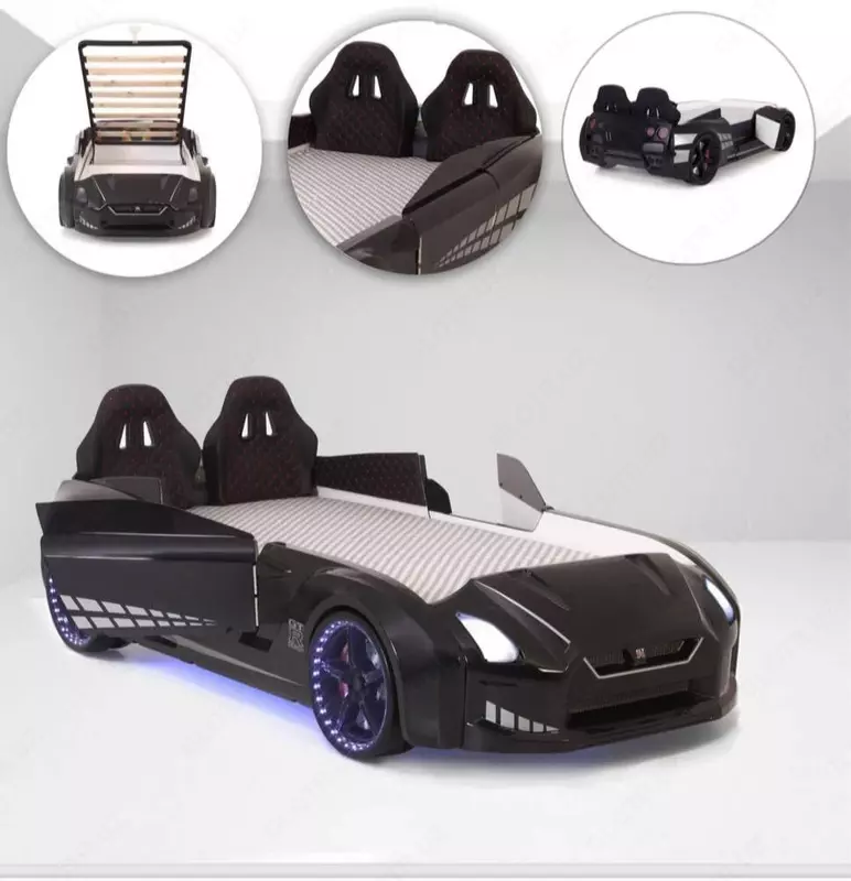 Детская кровать-машина