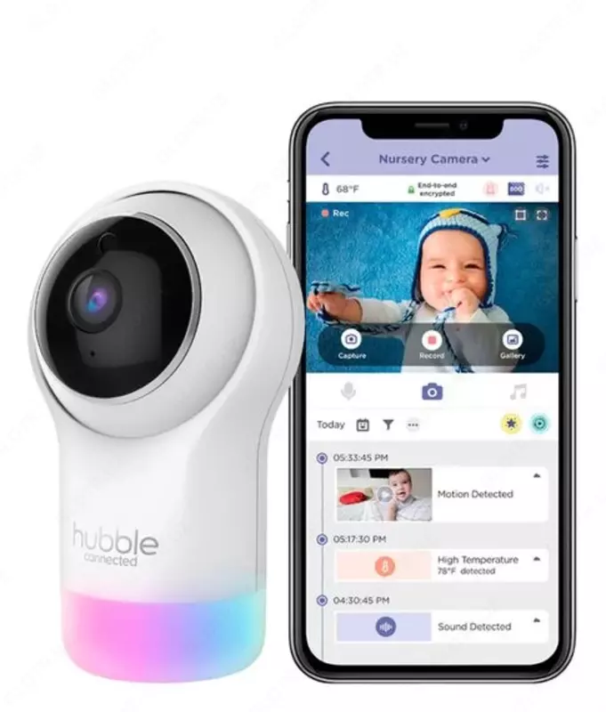 Детская видеоняня Hubble Pal Glow Plus 4416-WHAE-01