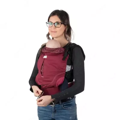 Переноска Chicco MYAMAKI FIT BABY CARRIER BURGUNDY