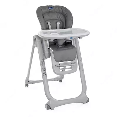 Bolalar uchun baland kreslo Chicco POLLY MAGIC RELAX GRAPHITE