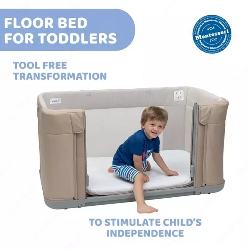 Детская кроватка CHICCO NEXT2ME FOREVER CO SLEEPING COT BEIGE
