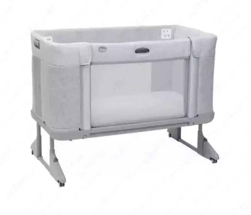 Детская кроватка CHICCO NEXT2ME FOREVER CRIB ASH GREY