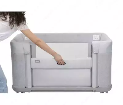 Детская кроватка CHICCO NEXT2ME FOREVER CRIB ASH GREY