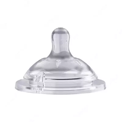 Сменная соска на бутылочку CHICCO NATURALFEELING TEAT 4M+ ADJ FLOW 2PCS