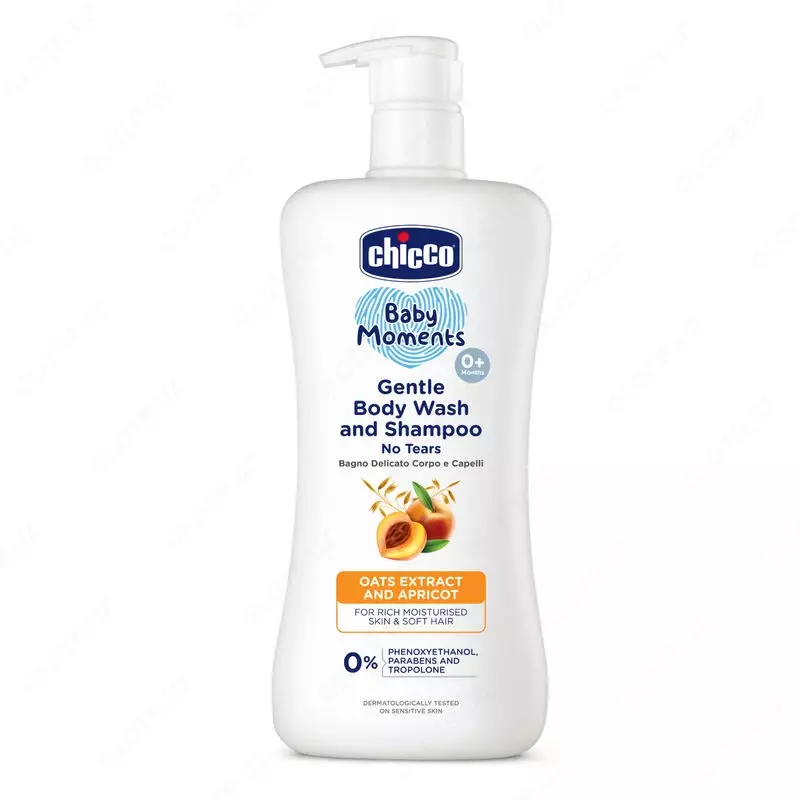 Детский гель и шампунь CHICCO BM GENTLE BODY WASH & SHAMPOO 500ML