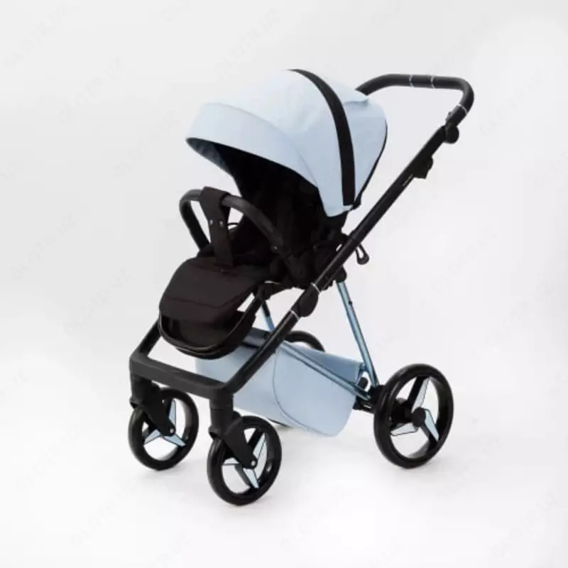 Коляска 3 в 1 "Adamex" Quantum Super Star 135 (Польша) Голубая