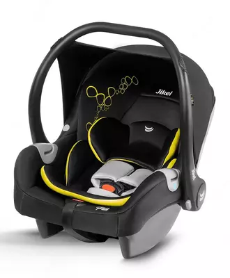Детское автокресло "Jikel" Pluto JK802822-47 (Франция) Черное/желтое