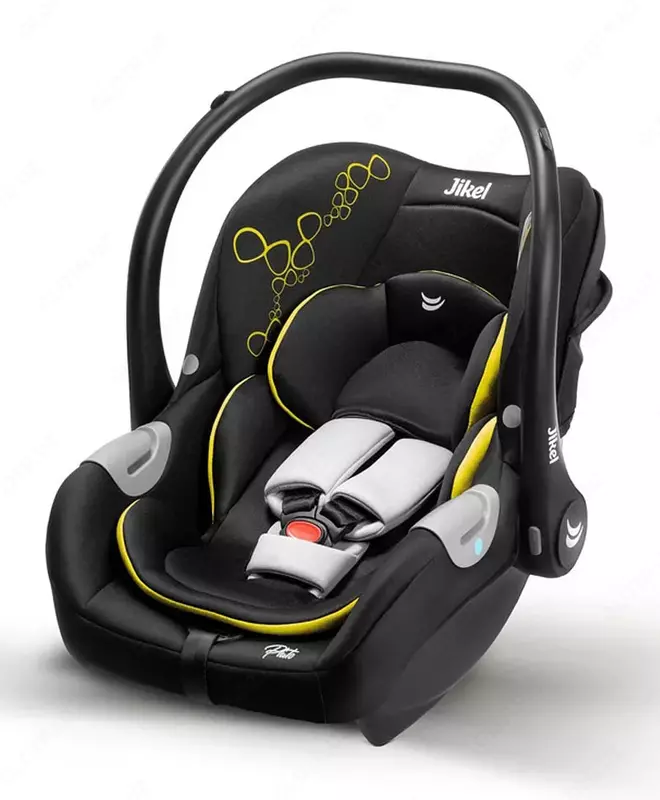 Bolalar avtomobil o'rindig'i "Jikel" Pluto JK802822-47 (Frantsiya) Qora/sariq