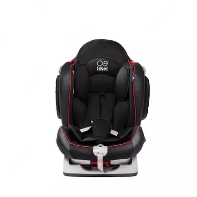 Детское автокресло "Jikel" Royz JK804442-99 (Франция) Черное/красное