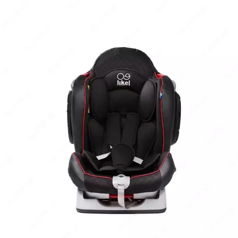 Детское автокресло "Jikel" Royz JK804442-99 (Франция) Черное/красное