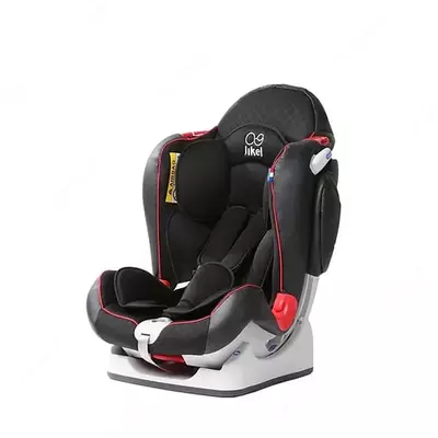 Детское автокресло "Jikel" Royz JK804442-99 (Франция) Черное/красное