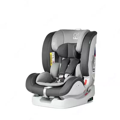 Детское автокресло "Jikel" UpGo JK804443-90 (Франция) Серое/светло/серое